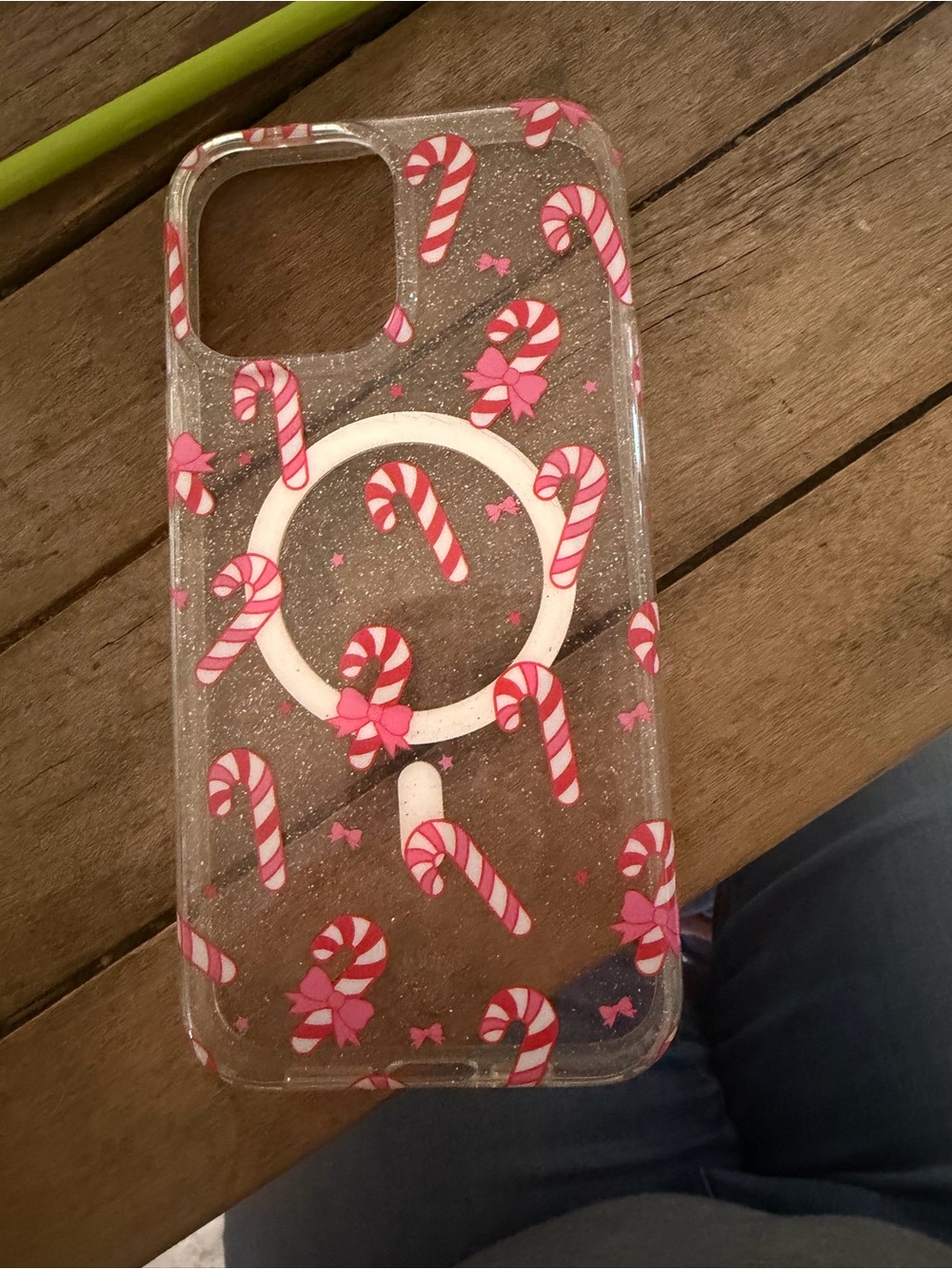 Candy Cane iPhone 13 Pro Max  Case with MagSafe Compatibility